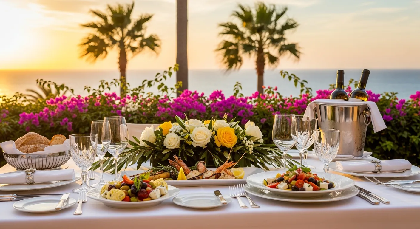 Gourmet Mediterranean dining at Blu Resorts, Vagator Goa