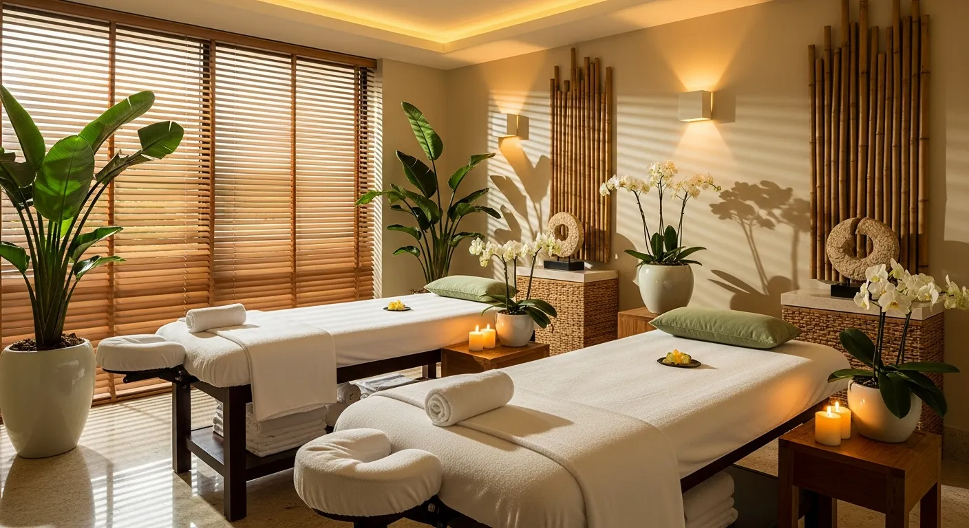 Spa treatment room